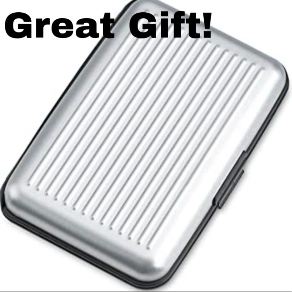 NIB Security credit card wallet in aluminum